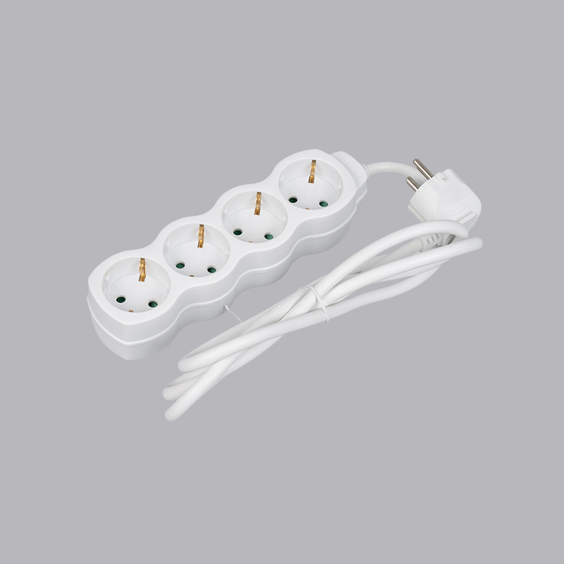 LOG-04 Ổ cắm điện 4 chiều hình bầu Đức kiểu Đức
