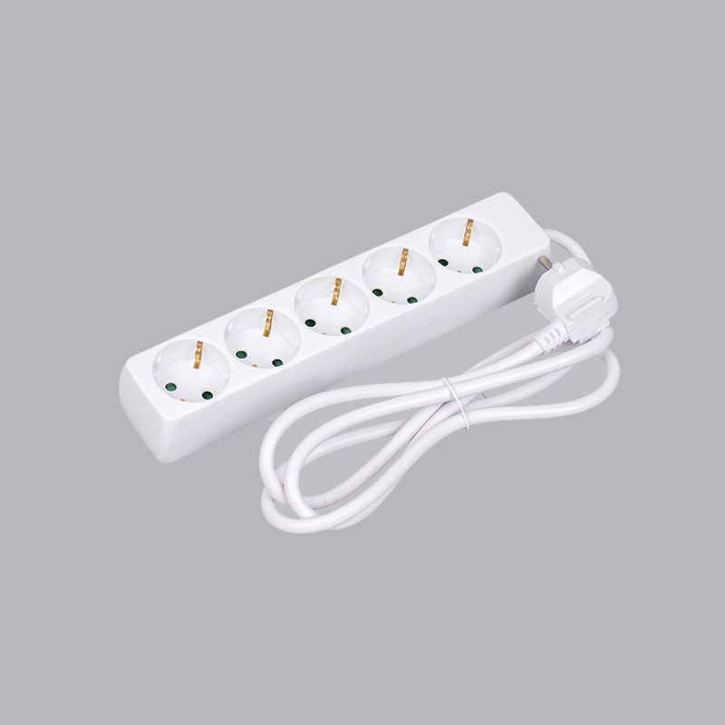LOB-05 Ổ cắm đa năng 5 chiều hình chữ nhật kiểu Đức