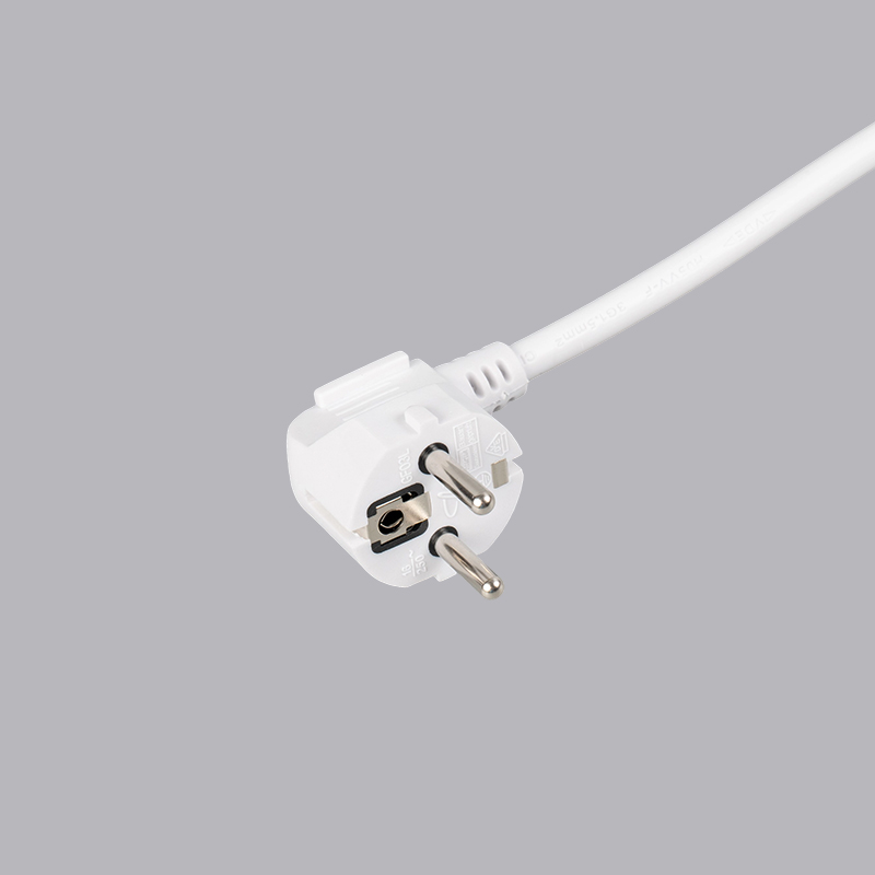 GF03L Phích cắm góc vuông kiểu Đức
