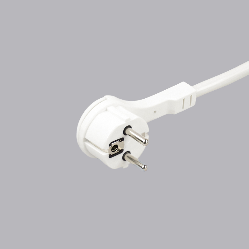 GF05L Phích cắm góc vuông kiểu Đức có vòng kéo