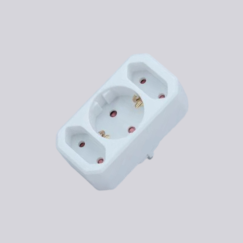 G01-01/2 Bộ chuyển đổi phích cắm tròn một loại và hai phích cắm phẳng của Đức